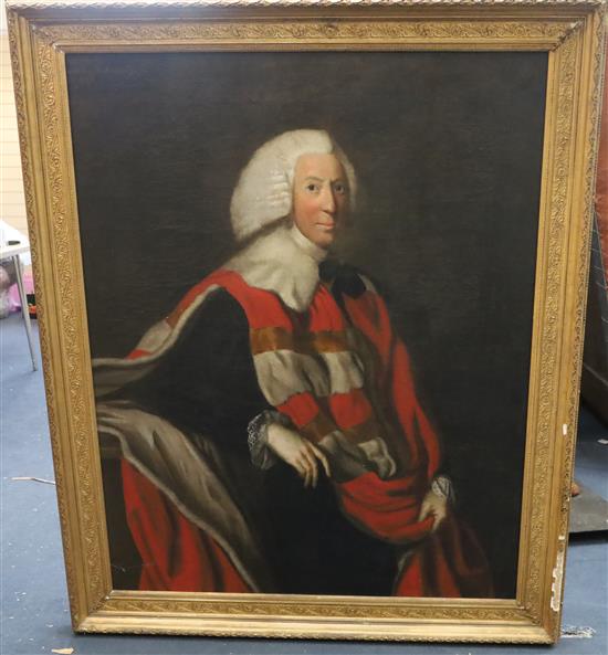 18th century English School Portrait of John Gore, 1st Baron Annaly,